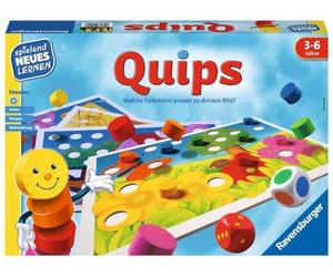Ravensburger 24920 - Quips - Play and Learn pour Les Enfants, Jeu éducatif pour Enfants de 3 à 6 Ans, Nouvel Apprentissage ludique pour 2 à 4 Joueurs
