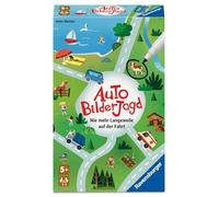 Ravensburger 24932 - Chasse Photo de Voiture - Plus d'ennui sur la Route, Jeu de Voyage à partir de 5 Ans, pour 1 à 3 Joueurs, activité en Voiture, en Voyage