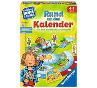 Ravensburger 24984 - Autour du Calendrier - Jeu et Apprentissage pour Les Enfants, Jeu éducatif pour Enfants de 4 à 7 Ans, Nouvel Apprentissage Amusant pour 2 à 4 Joueurs