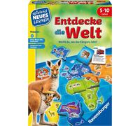 Ravensburger 24990 - Découvrez Le Monde - Jeu et Apprentissage pour Enfants, Jeu éducatif pour Enfants de 5 à 10 Ans, Nouvel Apprentissage Amusant pour 2 à 4 Joueurs