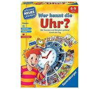 Ravensburger 24995 - Qui connaît la Montre ? - Jeu et Apprentissage pour Les Enfants, Jeu éducatif pour Enfants à partir de 6 à 9 Ans, Nouvel Apprentissage Amusant pour 1 à 4 Joueurs