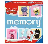 Ravensburger 25084 Memory® Hello Kitty - Le célèbre Jeu de mémoire avec 32 Paires de Cartes, pour 2 à 8 Fans de la série animée Hello Kitty, âgés de 3 Ans et Plus
