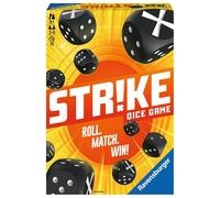 Ravensburger 26840 - Strike, Brettspiel, jeu de dés multicolore pour 2-5 joueurs, jeu à emporter à partir de 8 ans, jeu familial
