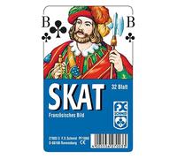 Ravensburger Jeu de cartes Skat 27003 — 32 cartes — Fabrication française — avec cristal cas clair
