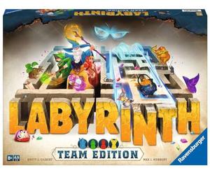 Ravensburger 27328 Édition Labyrinthe Team - La Variante coopérative du Jeu Classique pour 2 à 4 Personnes à partir de 8 Ans