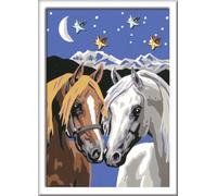 Ravensburger - 280247 - Numéro D'art Set Brilliant - Amour Des Chevaux