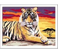 Ravensburger - 285532 - Numéro D'art Set "Tigre Majestueux"- Version allemande