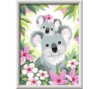 Ravensburger 28984 Peinture par numéros - Adorable Koalas - Pour enfants à partir de 9 ans