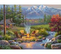 Ravensburger 2D dla seniorÄlw Salon NAD rzekĂ 750 el. [Puzzle]