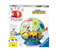 Ravensburger 3D Puzzle 11179 - Puzzle-Ball Minions - 72 pièces - Puzzle-Ball pour les fans des Minions à partir de 6 ans