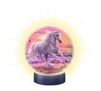 Ravensburger 3D Puzzle 11843 Cheval sur la Plage, veilleuse multicolore G