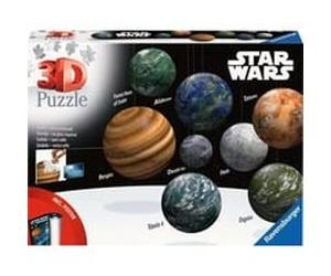 Ravensburger 3D Puzzleball Assortiment : Corps célestes de la galaxie Star Wars
