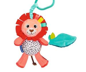 Ravensburger 4850 Play+ Hochet Lion en Peluche avec hochet, Clip de Fixation, Aide Dentaire, Jouet pour bébé à partir de 0 Mois