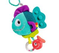 Ravensburger 4876 Play+ Pop it Piranha (Bleu), Doudou avec de Nombreux Effets de Jeu, Jouet bébé à partir de 0 Mois