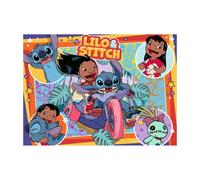 Ravensburger Puzzle Disney Stitch – Lot de 4 puzzles 100 pièces pour enfants – emboîtement parfait