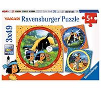 Ravensburger - 80007 - Puzzle "Yakari L'indien" 3x49 Pièces