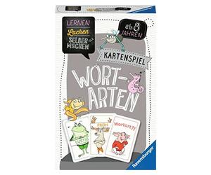 Ravensburger 80353 - Apprenez à Rire Vous-même : Types de Mots, Jeu pour Enfants à partir de 8 Ans, Jeu éducatif pour 1 à 4 Joueurs, Jeu de Cartes