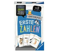 Ravensburger 80658 - Apprenez à Rire Vous-même : Premiers Chiffres, Jeu pour Enfants à partir de 5 Ans, Jeu d'apprentissage pour 2 à 4 Joueurs, Jeu de Cartes