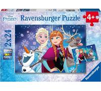 Ravensburger - 09074 - Puzzle Aurores boréales/Reine des Neiges - 2 x 24 pièces