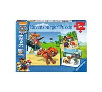 Ravensburger 9239 Ravensburger Paw Patrol Team auf 4 Pfoten Puzzle 3x 49 Teile