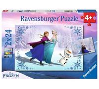Ravensburger - A1504396 - Puzzle Enfant Classique - La Reine Des Neiges - Soeurs Pour Toujours - 2 x 24 Pièces