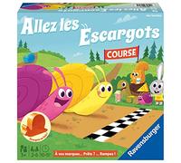 Ravensburger - Allez Les Escargots - Jeu de Société 3 Ans et Plus - Course d'Escargots - 2 à 6 Joueurs - 20617 - Version Française