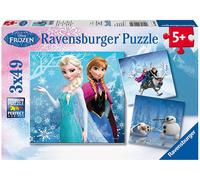 Ravensburger Aventure dans le monde de la neige 3 x 49 pièces