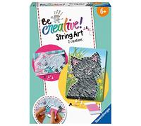 Ravensburger - Be Creative - String Art Midi - Cats - Chats - Tableau en Fil tendu - Création Objets - Loisir créatif - Activité détente et créative - Dès 6 Ans - 18246 4005556182466 Taille Unique