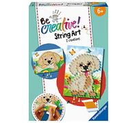 Ravensburger - Be Creative - String Art Midi - Dogs - Chiens - Tableau en Fil tendu - Création Objets - Loisir créatif - Activité détente et créative - Dès 6 Ans - 18243