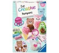 Ravensburger BeCreative 12028010 Lot de Pompons Kawaii pour Enfants à partir de 6 Ans, Pompons pour Le Bricolage pour Filles et garçons