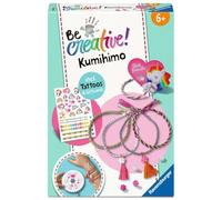 Ravensburger BeCreative 25540 Kumihimo & Tattoos Kit de Bricolage pour Enfants à partir de 6 Ans, Bracelets d'amitié tressés pour Filles et garçons