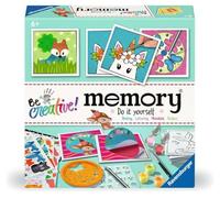 Ravensburger BeCreative Memory 23962 Kit de Bricolage pour Enfants à partir de 6 Ans, Cartes mémoire pour Filles et garçons, Cadeaux d'anniversaire, décoration à bricoler soi-même