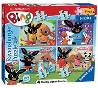 Ravensburger Bing Bunny - Mon Premier Puzzle (2, 3, 4 et 5 pièces) - Jouets éducatifs pour Les Tout-Petits à partir de 18 Mois