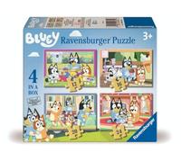 Ravensburger Bluey, 4 dans une boîte (12, 16, 20, 24 pièces) puzzles