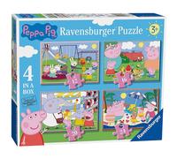 Ravensburger - Puzzle Enfant - 4 en 1 Puzzles évolutifs - Peppa Pig - Jeux à l'extérieur - Garçon ou Fille à partir de 3 Ans - Puzzle de qualité supérieure fabriqué en Europe - 06958