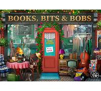Ravensburger- Livres Books, Bits & Bobs Puzzle de 1000 pièces pour Adultes et Enfants à partir de 12 Ans, 17481, Noir, 70 x 50 x 50 cm
