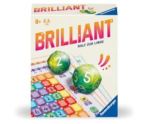 Ravensburger - Brilliant - Roll and Write - Jeu Familial de dés - 23491 | Jeu pour 1 à 6 joueurs, cadeau pour garçons et filles