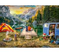 Ravensburger Calm Campside Puzzle de 1000 pièces pour Adultes et Enfants à partir de 12 Ans