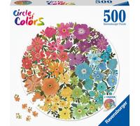 Ravensburger - Cercle des couleurs - Fleurs, 500 Teile