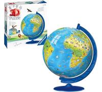 Ravensburger Puzzle 3D Globe du Monde pour enfants dès 6 ans 180 pièces Sans colle
