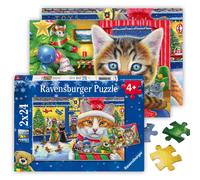 Ravensburger - Christmas Kitties 2X24P (12004059) Toy NEUF