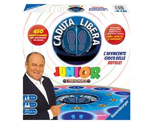 Ravensburger - Chute Libre Junior, Jeu de Table pour Toute la Famille, 2-4 Joueurs, idée Cadeau pour Enfants 8+ Ans, édition en Italien
