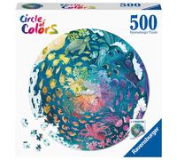 Ravensburger Circle of Colours - Oceans Circular 500 Piece Jigsaw Puzzle for Adu