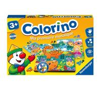 Ravensburger - Jeu Educatif - Colorino Ma première mosaïque - Jeu d'apprentissage des Couleurs et Manipulation - Motricité et créativité - A partir de 3 Ans - 20891 - Version française