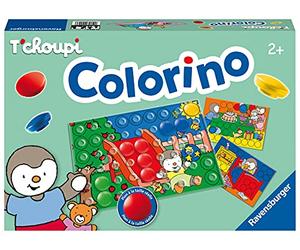 Ravensburger - Colorino T'Choupi - Jeu Éducatif 2 Ans et Plus - Apprendre Les Couleurs - Développe la Motricité et la Créativité - 24553 - Version Française