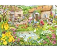 Ravensburger Cosy Café N°3 Valley Farm Cafe - Puzzle de 1000 pièces pour adultes et enfants à partir de 12 ans