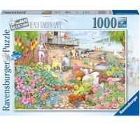 Ravensburger Cosy Café No.1 Beach Garden Café Puzzle 1000 pièces pour Adultes et Enfants à partir de 12 Ans
