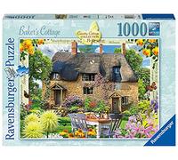 Ravensburger Country Cottage No.14 - Baker's Cottage 1000 Piece Jigsaw Puzzles for Adults & Kids Age 12 Years Up