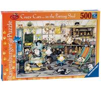 Ravensburger Crazy Cats - in The Potting Shed - Puzzle 500 pièces