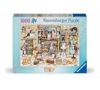 Ravensburger Puzzle Crazy Cats – Mercerie de Mrs Hardwick, 1000 pièces, dès 12 ans